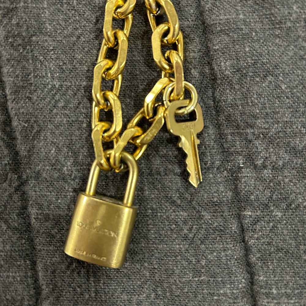 Louis Vuitton lock necklace